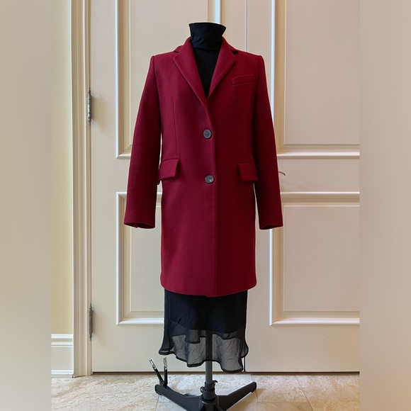 Zara Woman Red Coat - Picture 4 of 5